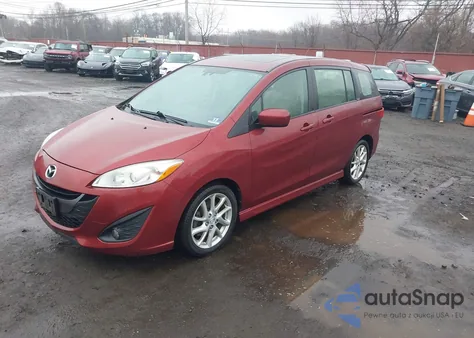 2012 Mazda Mazda5 Grand Touring from USA, damaged, VIN JM1CW2DL0C0123104